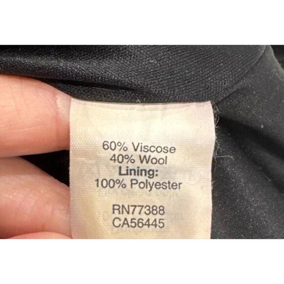 Madewell Women’s Size 2 Gray Pillar Midi Wool Blend Skirt Minimalist Career READ - Picture 5 of 7